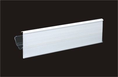 40mm White Channel Shelf Label Holders / PVC Price Holder 31205