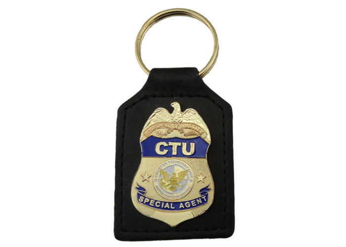 CTU Special Agent Custom Aluminum, Soft PVC, Leather Key Chain / Customized Keychain