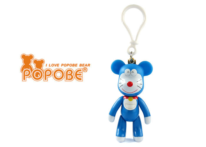3 Inches Cute Holiday Gifts Doraemon POPOBE Bear Keychain for Children
