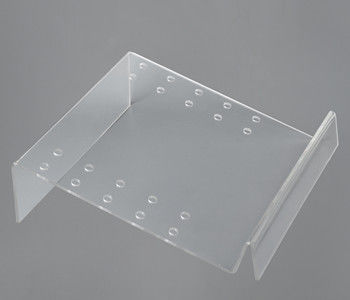 Computer Clear Acrylic Sign Holder For Supermarket / plastic sign holders