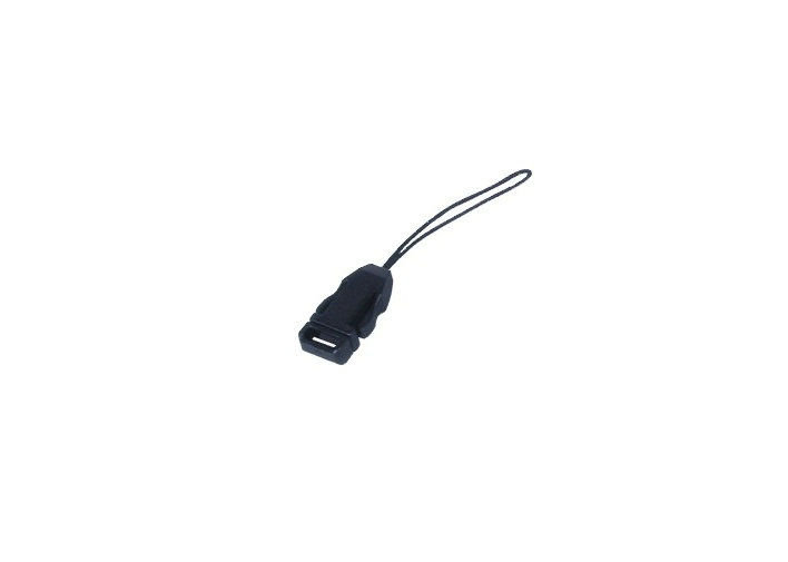 Black Plastic Mobile phone strap for Lanyard Attachments / accessories T-132