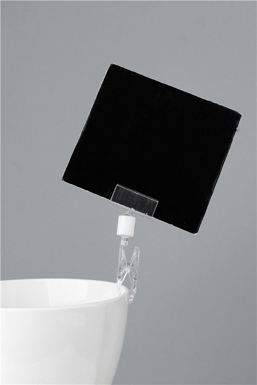 Clear Retail POP Displays Clip / Plastic Fixing Clip For Supermarket
