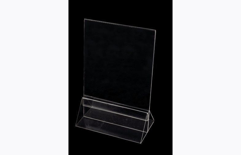 Clear Acrylic Sign Holder Display