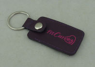 Fit Curves Personalized Leather Key Chains 2.5 mm With Inserted Piece