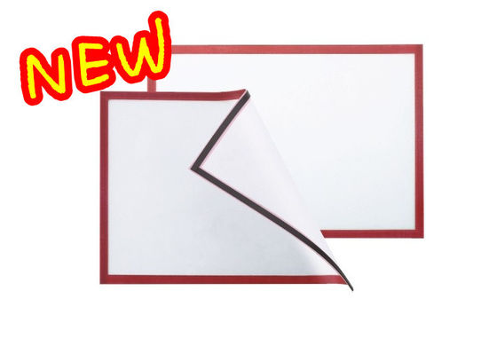 Office meeting movable A3 paper Soft PVC Magnetic File Holders for notice or drawing 30411