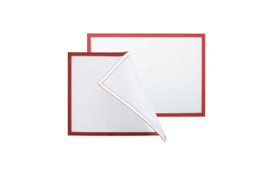 Glass or white board drawing PVC Magnetic File Holders with soft Adhesive tape 30416