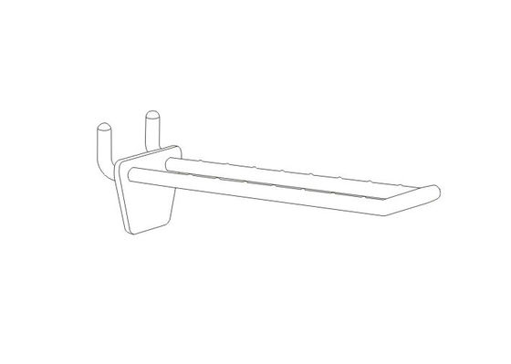 net, slat wall, mesh supermarket hanging peg loop White PP plastic Retail Display Hooks 31075,31076,31077,31078