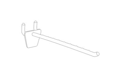 Retail display hooks Peg hook Display hook 3 - 6 inch PP peg hook Retail Display Hooks 31079,31080,31081,31082