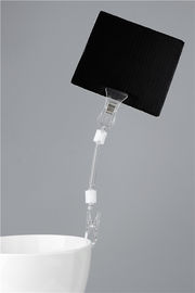 Retail Clear Plastic POP Sign Holder Display Clip For Supermarket Store