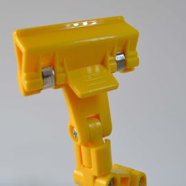 Price Tag Holder Clip , Supermarket Plastic Display Clips For Sign Stands