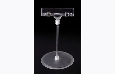 Pop Sign and Price Tag Table Display Stands Clip Holder With Suction Cup