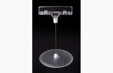 Pop Sign and Price Tag Table Display Stands Clip Holder With Suction Cup
