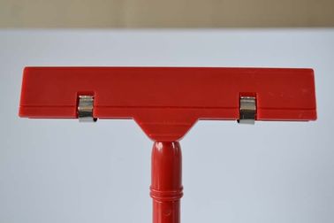 ABS POP Price Tag Holder Clip , Shelf Supermarket Clip For Advertising