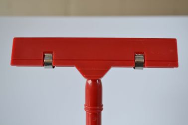 Durable Promotion Price Tag Holder Clip For Pop Advertising , PVC Board