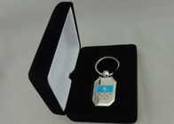 Olympic Advertising Keychain Zinc Alloy Die Casting With Silver Plating