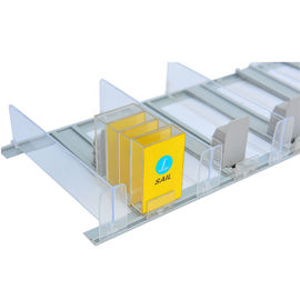 Customized Size Retail Sign Holders , Cigarette Shelf Pusher For Supermarket / Retail Store