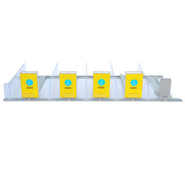 Plastic Retail Sign Holders , Snacks / Food Supermarket Shelf Pusher