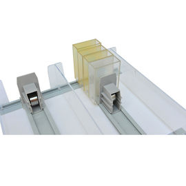 Plastic Retail Sign Holders , Snacks / Food Supermarket Shelf Pusher