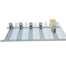 Plastic Retail Sign Holders , Snacks / Food Supermarket Shelf Pusher
