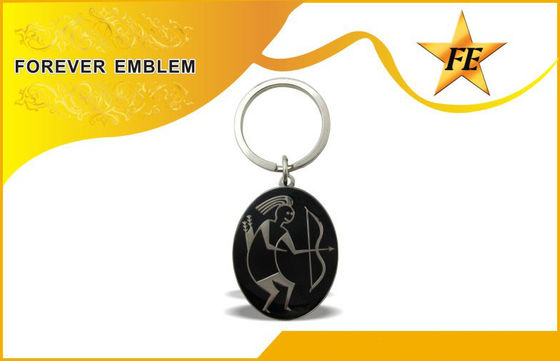 Enameled Color Custom Promotional Keychains For Organization Gift
