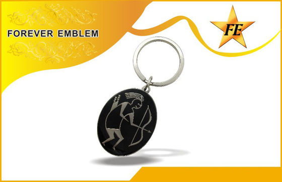 Enameled Color Custom Promotional Keychains For Organization Gift