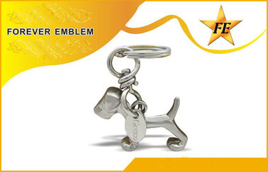 Stainless Iron , Aluminum 3D metal Promotional Keychains With Antique Plating Finish