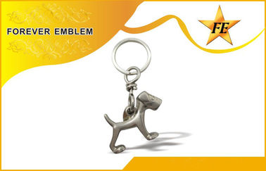 Stainless Iron , Aluminum 3D metal Promotional Keychains With Antique Plating Finish