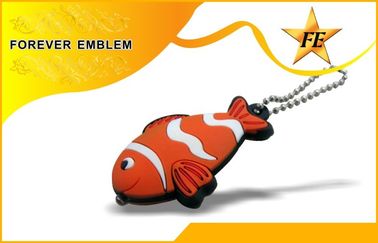 Both Side Logo Soft PVC 3D Custom Design Promotional Keychains With Light
