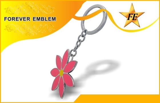Imitation Hard Promotional Keychains With Nickle Plating , custom 3D keychain