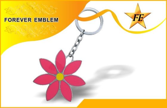 Imitation Hard Promotional Keychains With Nickle Plating , custom 3D keychain