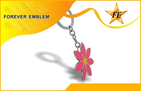 Imitation Hard Promotional Keychains With Nickle Plating , custom 3D keychain