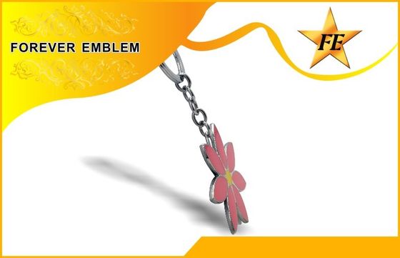 Imitation Hard Promotional Keychains With Nickle Plating , custom 3D keychain