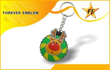 PVC Colorful Promotional Keychains With Free Sample Charge