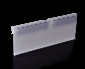 Environmental Plastic Shelf Data Strips for Supermarket , Transprent