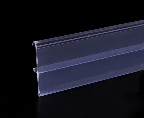Non-toxic Aluminum Display Rail Colorful Plastic Data Strip for Shelf