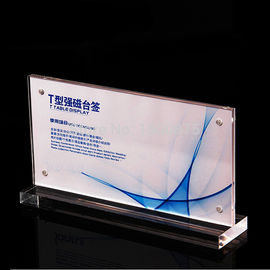 Magnetic Retail Clear 8.5 x 11 Acrylic Sign Holder For Display In Hotel