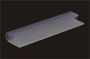 Clear Data Label Retail Sign Holders For Shelves , Sign Display Holders