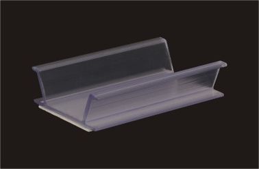 Supermarket Shelf Label Holder , Flexible Retail Display Sign Holder