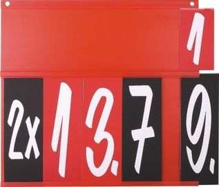 Supermarket Plastic Retail Sign Holders Advertisement Price Tag Label