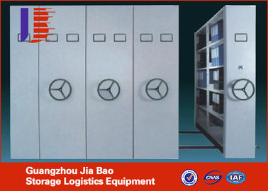Serried Shelf Compact File Shelving Systems Metal Office Furniture for Warehouse