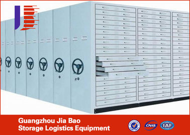 Serried Shelf Compact File Shelving Systems Metal Office Furniture for Warehouse