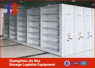 Serried Shelf Compact File Shelving Systems Metal Office Furniture for Warehouse