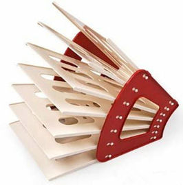 Custom 6 Pocket Literature Plastic Display Stands For Office