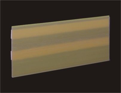 Extruded Plastic Shelf Tag Holders Plastic Data Strip with Adhesive Tape