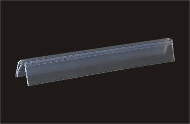 Plastic Extruded Data Strip Label Holder , Shelf Label Holders