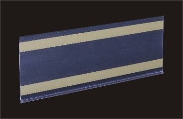 Store Display Plastic Label Holder Extruded Adhesive Paper Tape