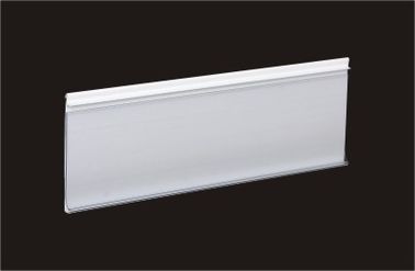 Channel Shelf Label Holders / adhesive label holder PVC Material
