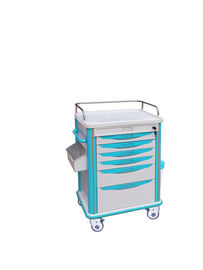 ABS Plastic Medical Trolleys , Hospital Drug Transfer Trolley