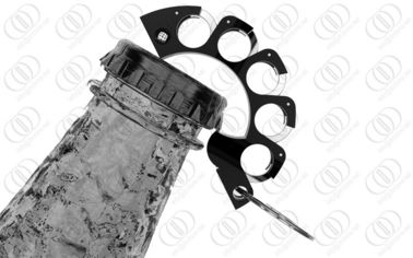 316L Stainless Steel Keychain Key Holder Bottle Opener
