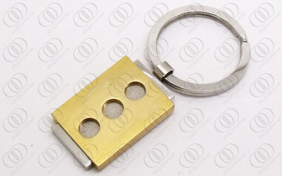 Fashion Rose Gold Keychain , Stainless Steel Gold Key Chain
